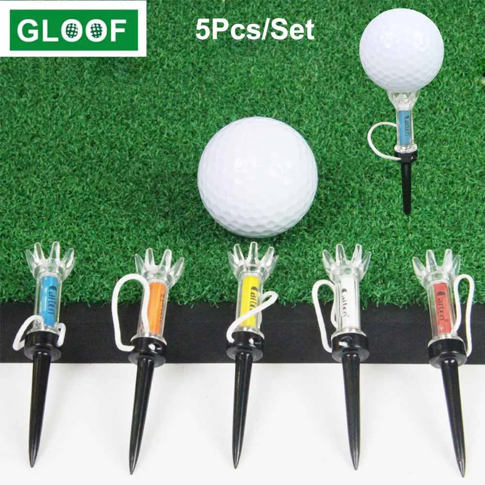 

5Pcs/Set Golf Magnetic Tees Reusable Environmental-Friendly Golf Magnet Tees Golf Training Accessories Golf Tee 79mm/90mm