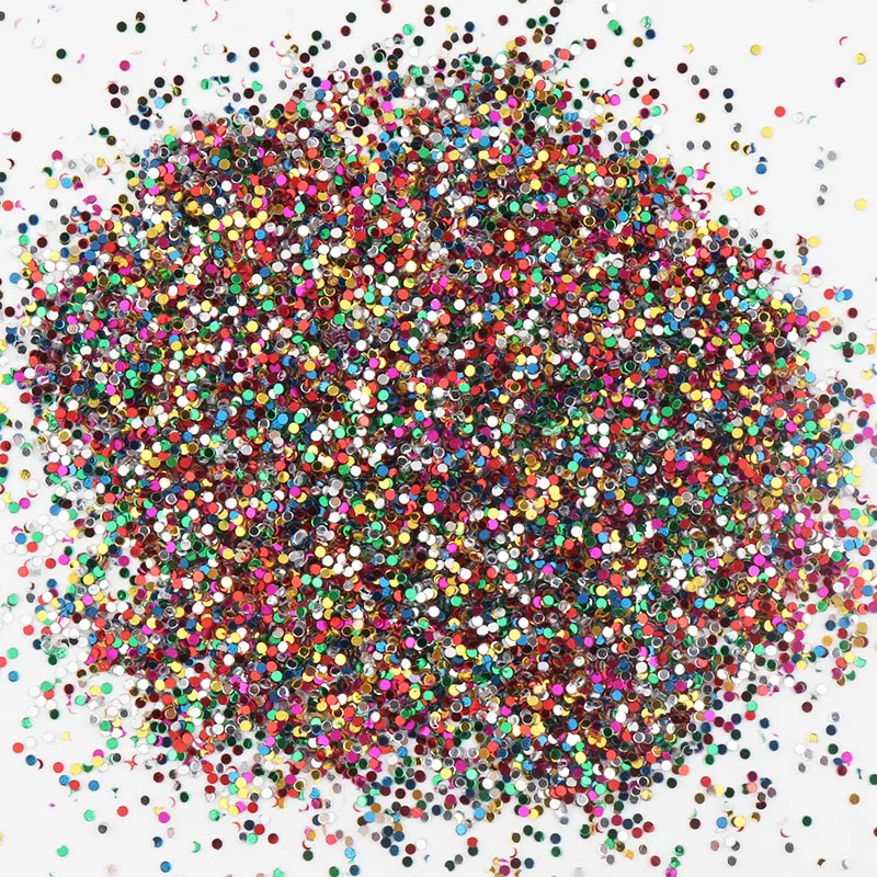 PVC Laser Loose Sequin Glitter Paillettes Fabric Paillette Nail Craft Art Accessories 1mm 10g/lot