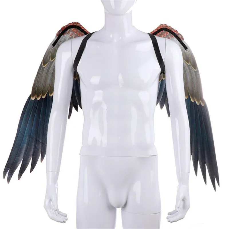 Лидер продаж, демон и ангел крыло косплей реквизит Орел Vulture Хэллоуин Марди Гра крылья для вечеринки конечность для мужчин женщин мальчиков и девочек