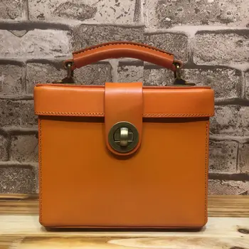 

MAHEU Genuine Leather Woman Bags Crossbody Shoulder Bag Handmade Clutch Purse Green Red Woman Bags