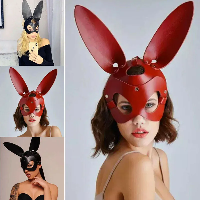 

Halloween Ball Masks Sexy Women Party Ball Long Ear Rabbit Bunny Ball Mask Party Costume Cosplay Masquerade Adult Play Game Mask