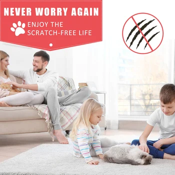

10PCS Cat Scratching Tape Deterrent Anti Scratch Durable Sticker Clear Carpet Sofa Protection Furniture Pet Training Seats New