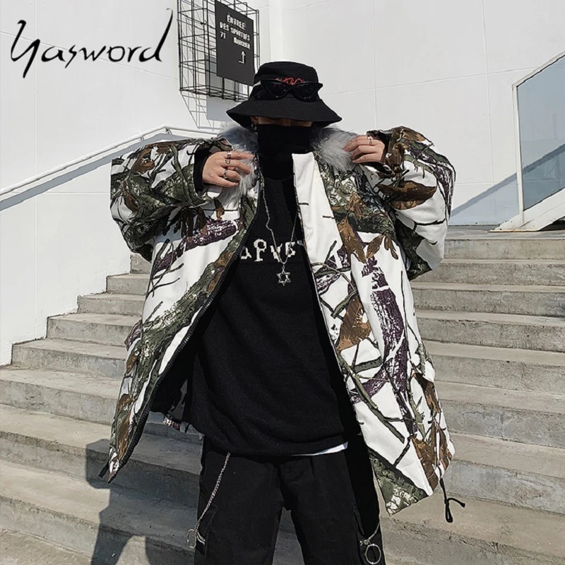 Yasword, Мужская парка, плотное пальто, зимние тренчи, Длинные Стильные куртки, теплые, ветрозащитные, с капюшоном, мужская верхняя одежда, с хлопковой подкладкой, пальто