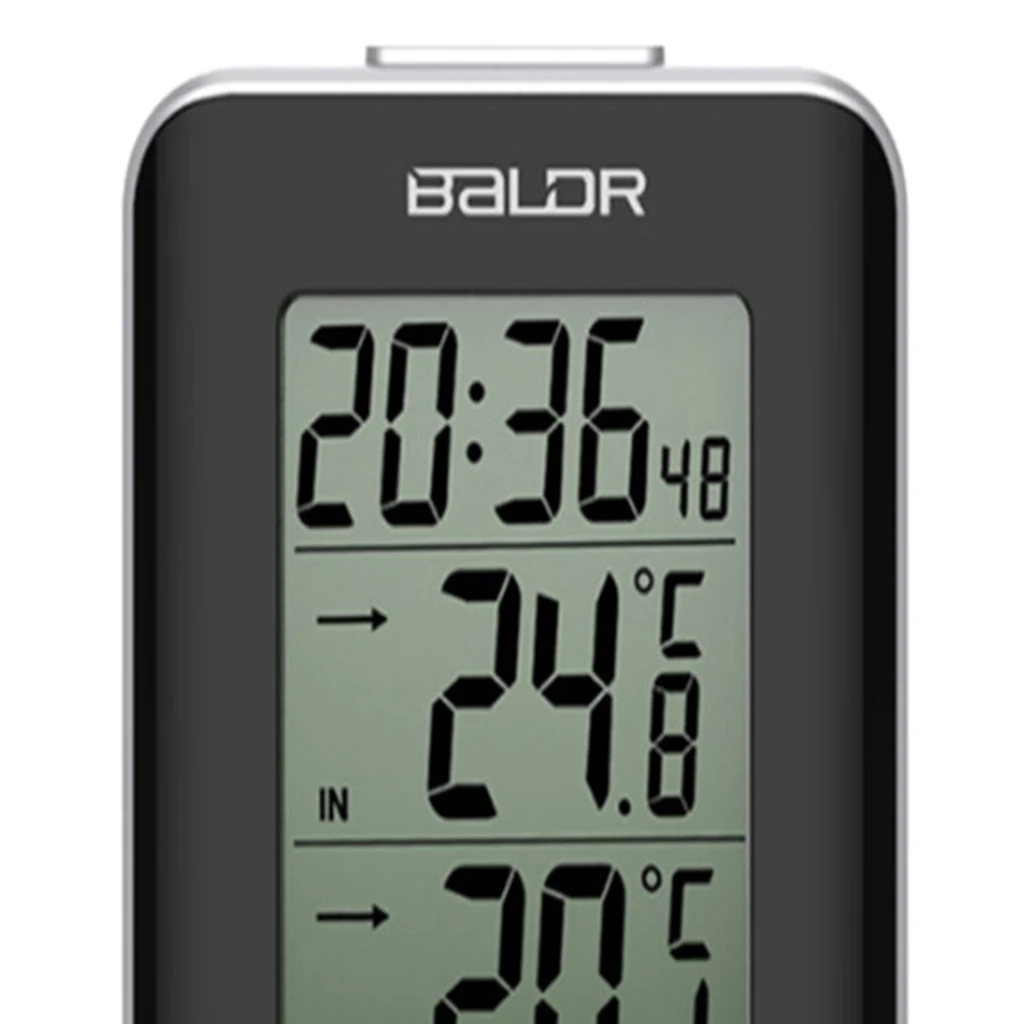 LCD Digital Thermometer Temperature Humidity Measuring With Probe