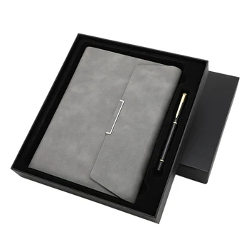 

A5 Cards Storage For Students With Pen Holder PU Leather Daily Notebook Travel Journal School Stationery Loose Leaf Blank Pages
