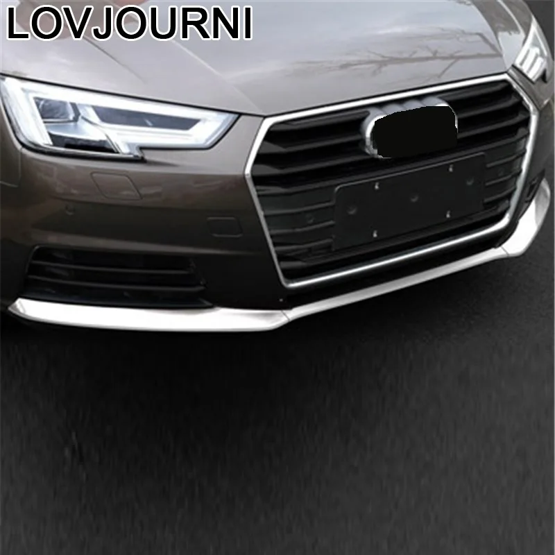 

Modified Body Trunk Foot Pedal Front Bumper Exterior Chromium Automovil Decorative Parts Car Styling Accessory 17 FOR Audi A4L