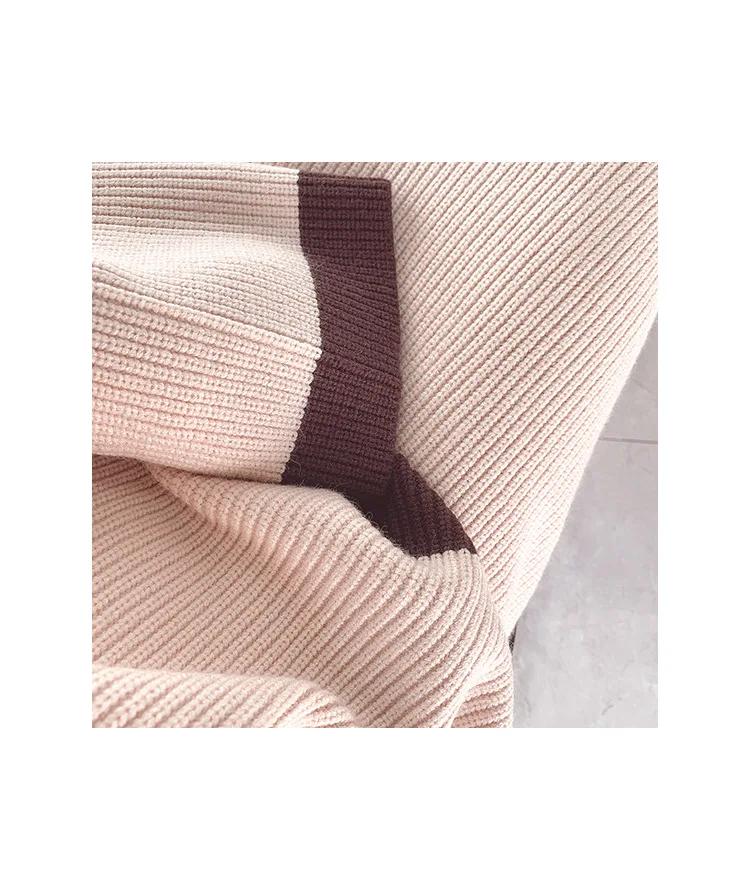 Autumn Winter Women's Sweater Knitting Set Long-sleeved Pullover and Skirt Suit Korean Sweater Set 2-piece Set Skirt Women 9736