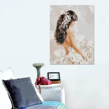 

Frameless Diy Digital Oil Painting Large Living Room Coloring Bedroom Decoration Painting Pure Painting M3N7