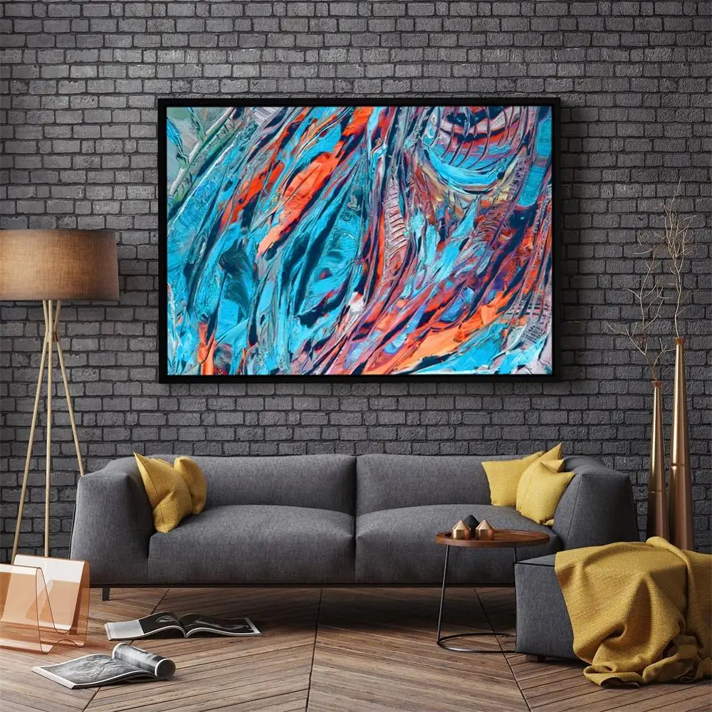 3 размера картина маслом на холсте искусство Декор стены живопись Домашний декор