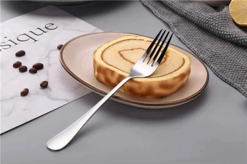 Manufacturers Supply Stainless Steel Fruit Fork Creative Fruit Stick Stainless Steel Dessert Fork Set Customizable Logo