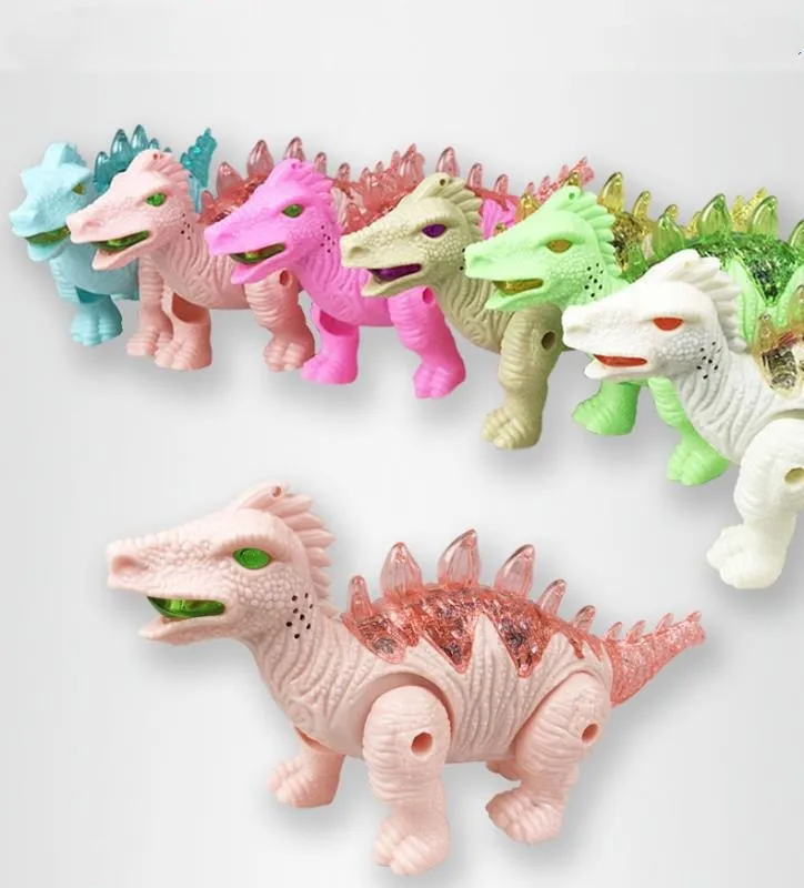 Electric Leash Dinosaur Light Included Light Music Walk Doll Bracing Wire Dinosaur Children Hot Selling Stall Toy