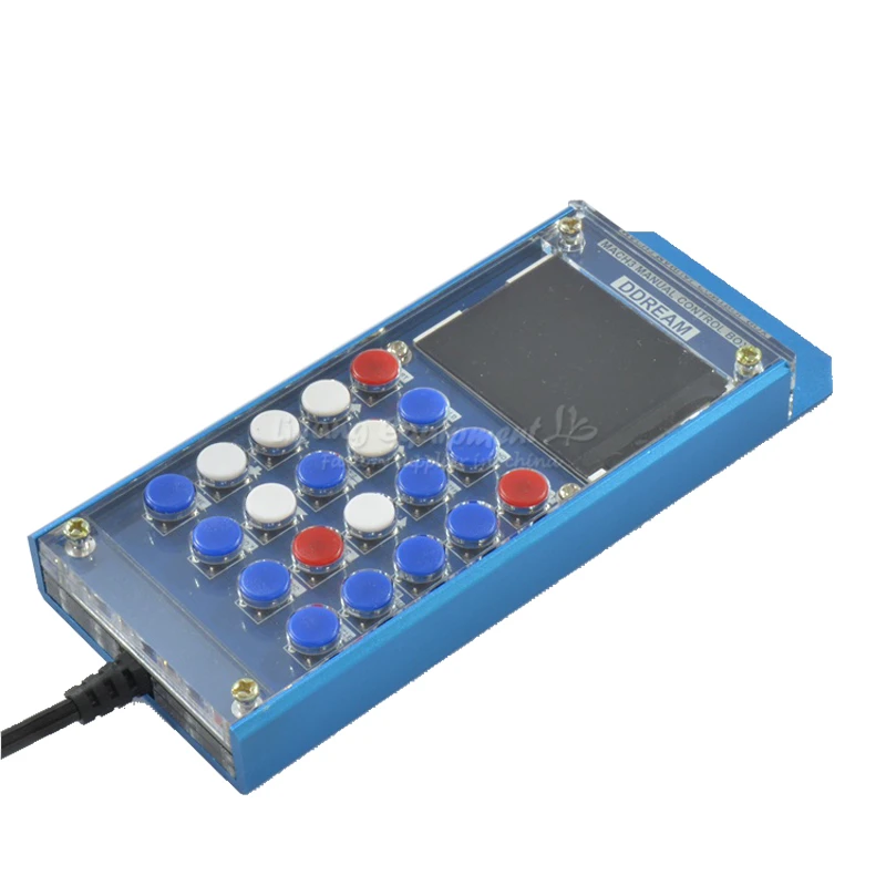 High quality  full function full serial interface mach3 manual control with CNC display full aluminum anode sand blasting shell