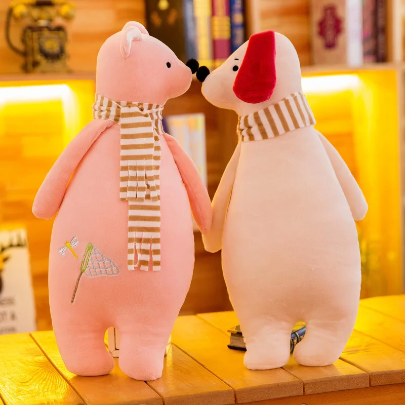 New Style Software to Sleep with Pillow Dog Bear Toys Cartoon doll Gift