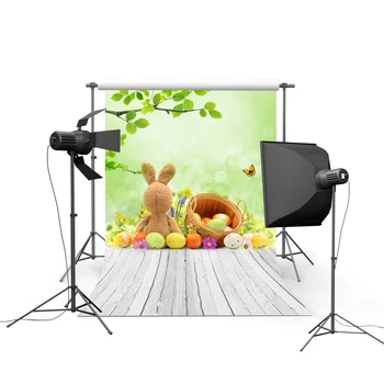 

Toy Rabbit Easter-photography backgrounds vinyl newborns photo backdrops of photographic studio accessories photophone GE-029