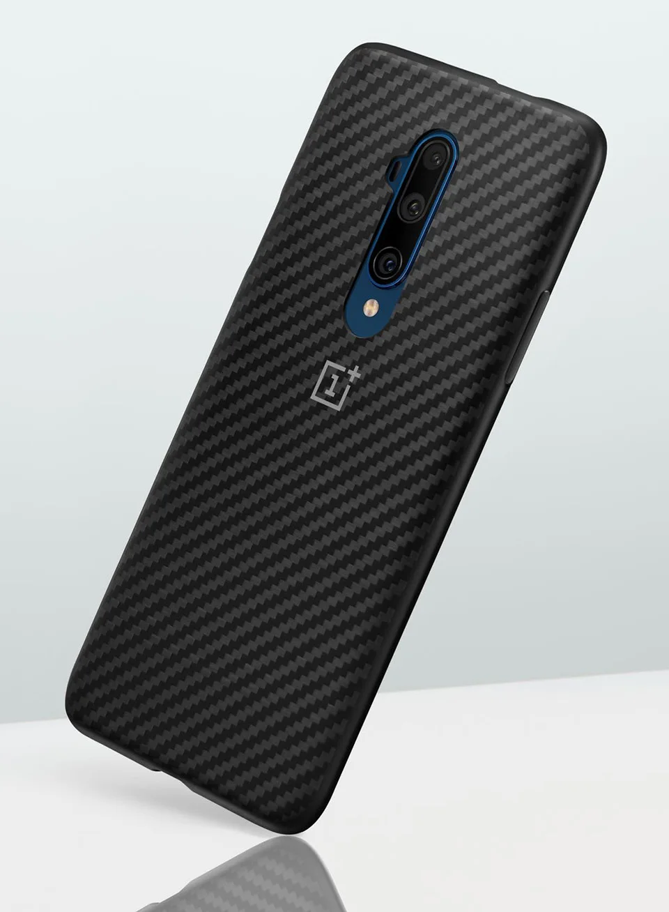 Чехол-бампер Karbon для OnePlus 7T Pro Karbon со встроенной текстурой, защита без ущерба для идеальной посадки