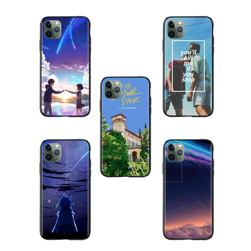 Femmes movie Tell Me Your Name wallpaper Plastic Phone Skin Shell for iPhone X/11/11Pro max |