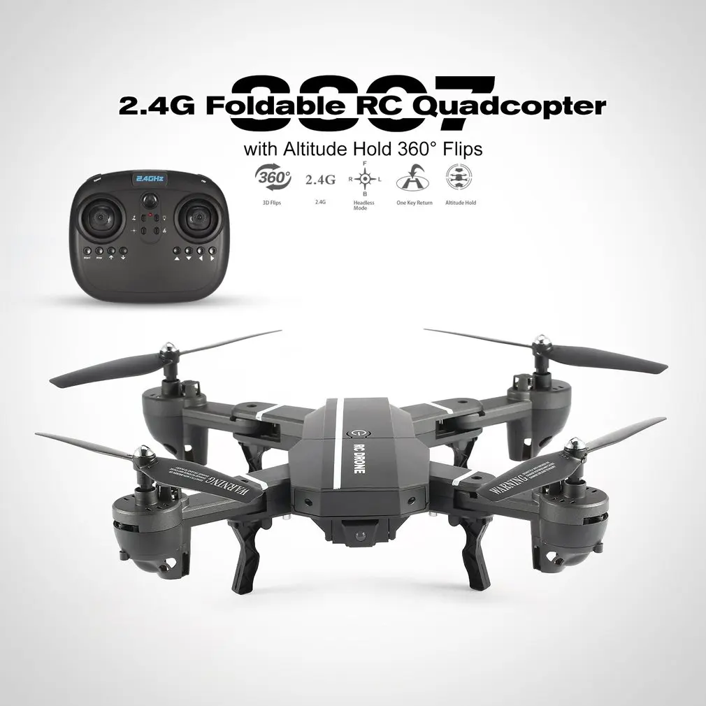 2,4G FPV складной Радиоуправляемый Дрон умный Радиоуправляемый квадрокоптер 4CH с режимом удержания высоты Безголовый 360 'флип светодиодный светильник RTF VS XS809HW RC Hobby