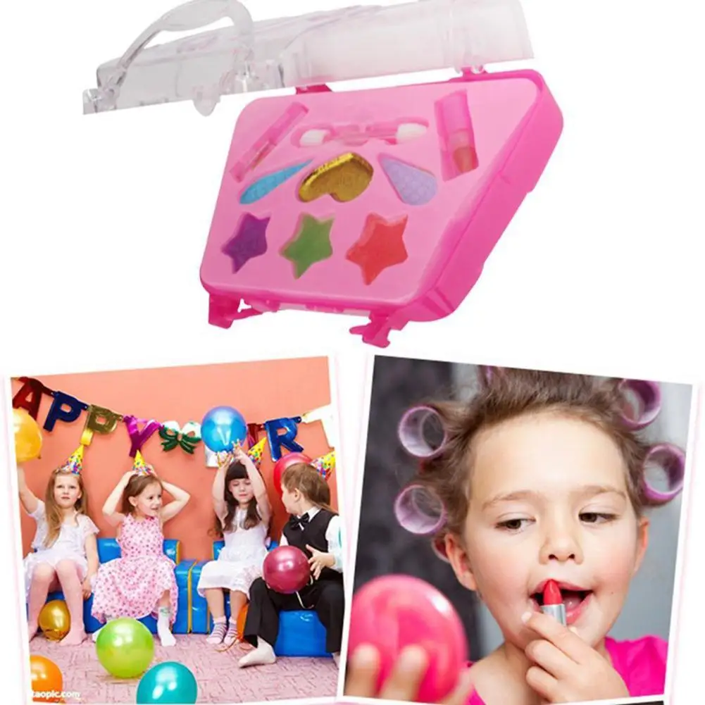 Новая имитация игр для девочек, косметическая коробка для макияжа, набор игрушек, набор для дошкольников, экологическая красота, безопасные игрушечные игрушки для детского макияжа