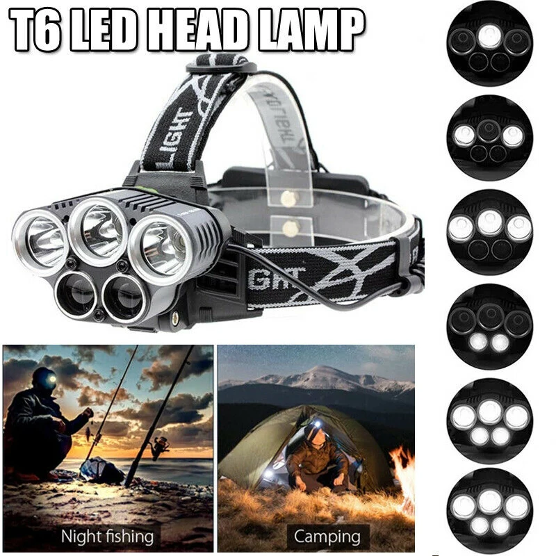 

USB Rechargeable T6 LED Zoom Headlamp Headlight Outdoor Fishing Head Torch