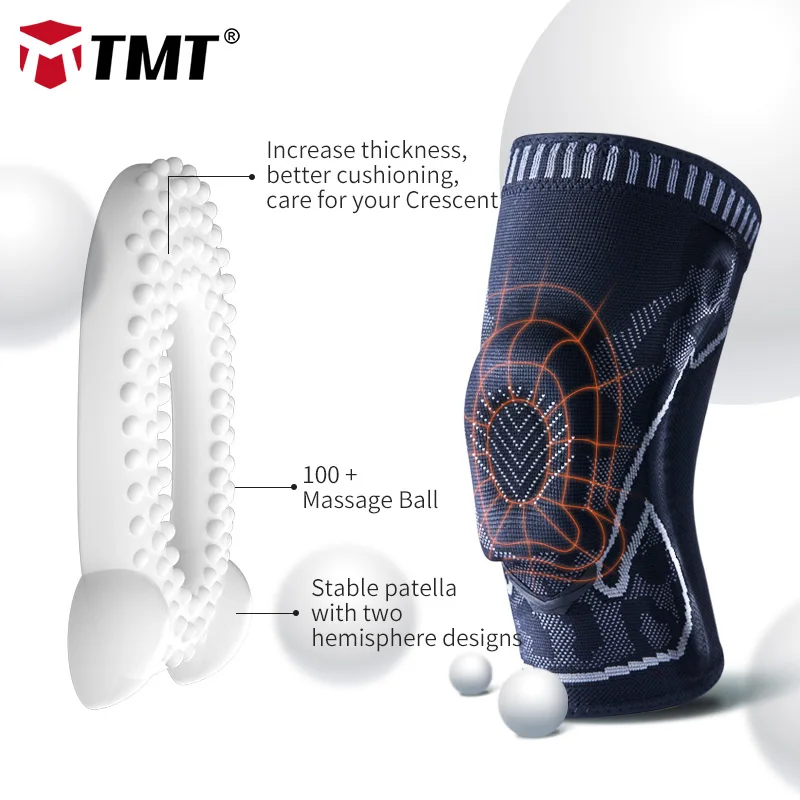 Спортивные наколенники TMT фиксатор колена 3D для волейбола фитнеса и велоспорта 2