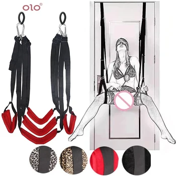 4-5Pads Soft Material Sex Swing Solid Color Sex Erotic Toys Shop Tool For Couples Sexy Swing Adult Game Chairs Hanging Door 1