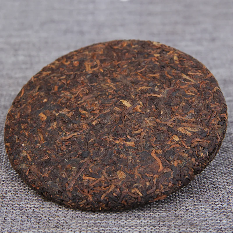 Юньнань спелый пуэр, Qizi Bing Cha Mini Pu'er Jinya Shu Pu-erh, золотистые бутоны Императорский спелый пуэр торт 100 г