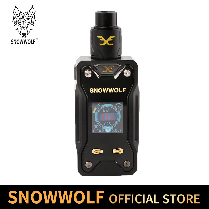 Набор для вейпа мощностью 200 Вт мод электронной сигареты с сигаретой RDA tank kit SNOWWOLF