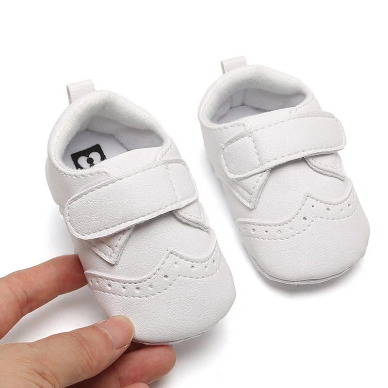 OOSAKU Baby Girls Infant Toddler Christening Baptism Shoes Anti-Slip Sneakers 