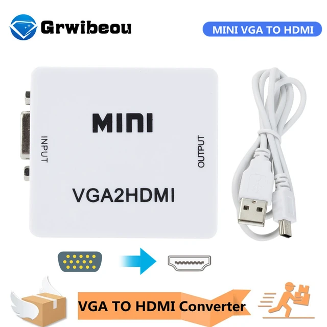 Cable Adaptador Conversor Vga A Hdmi + Audio + Usb / Ugreen