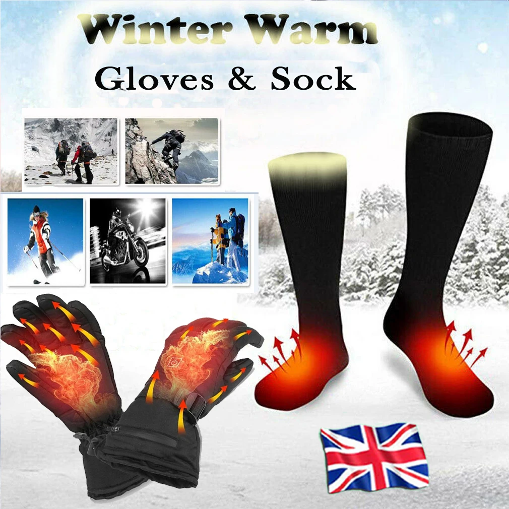 Электрический Подогрев носки аккумуляторная батарея Подогрев ноги руки грелка