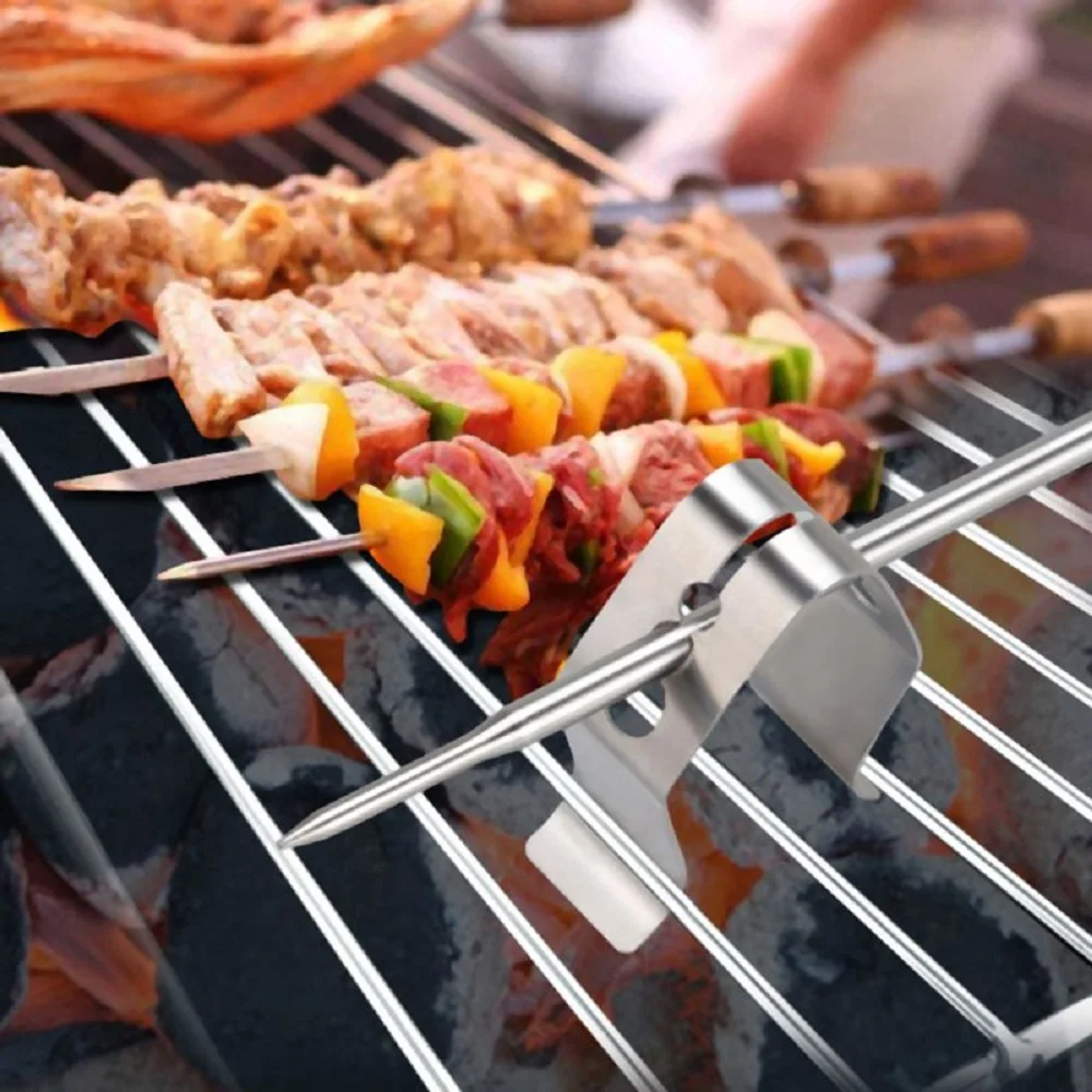 Meat Thermometer Barbecue Probe Clip Holder 8Pcs Universal For Ambient Temperature Readings BBQ Oven Grill Accessory Tool smoker accessories smoker accessory