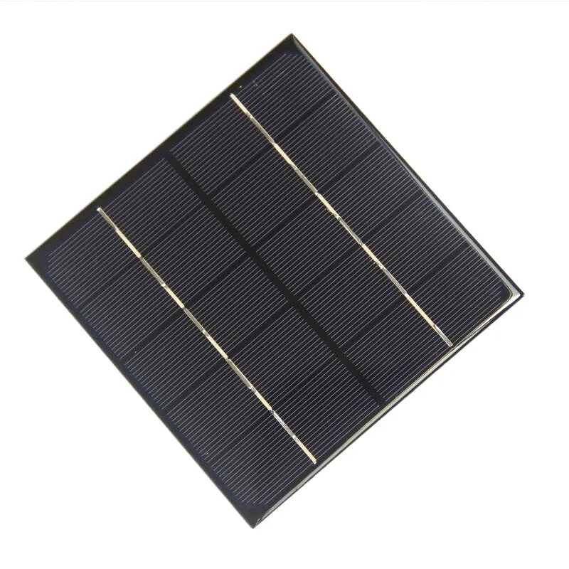 

BUHESHUI 3W 5V Mini Solar Cell Monocrstaline Solar Panel Module DIY Solar ChargerFor 3.7V Battery 10pcs 132*132MM