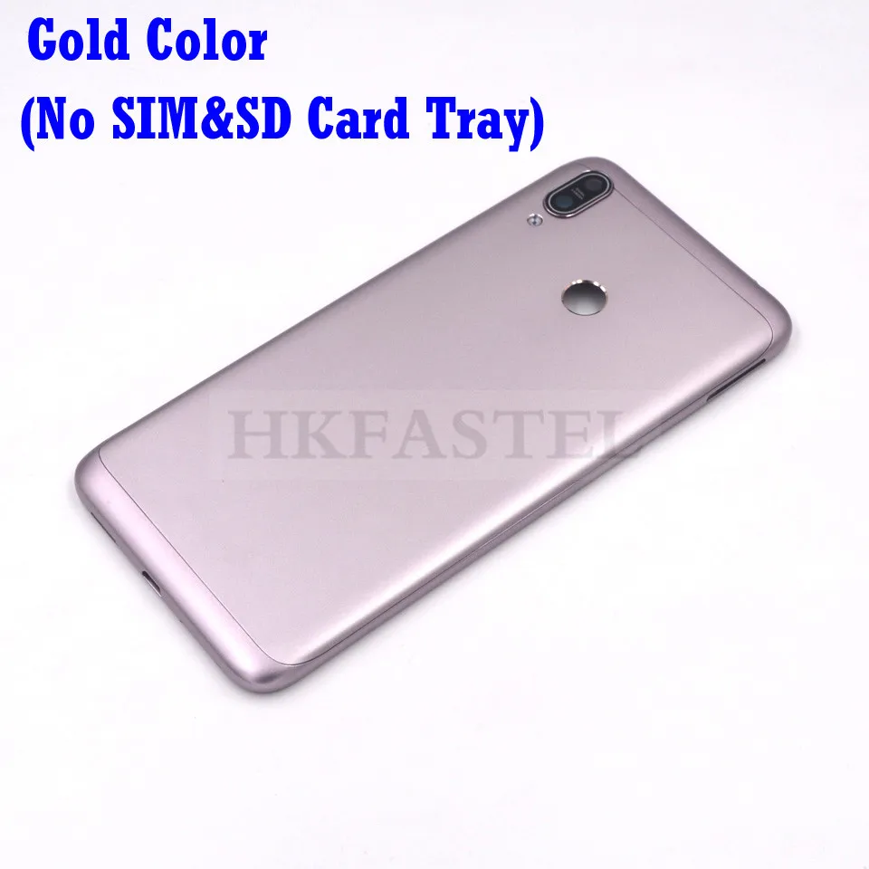 Для Asus Zenfone Max(M2) ZB633KL задняя крышка батарейного отсека Крышка лотка для sim-карты SD кнопка регулировки громкости объектив камеры