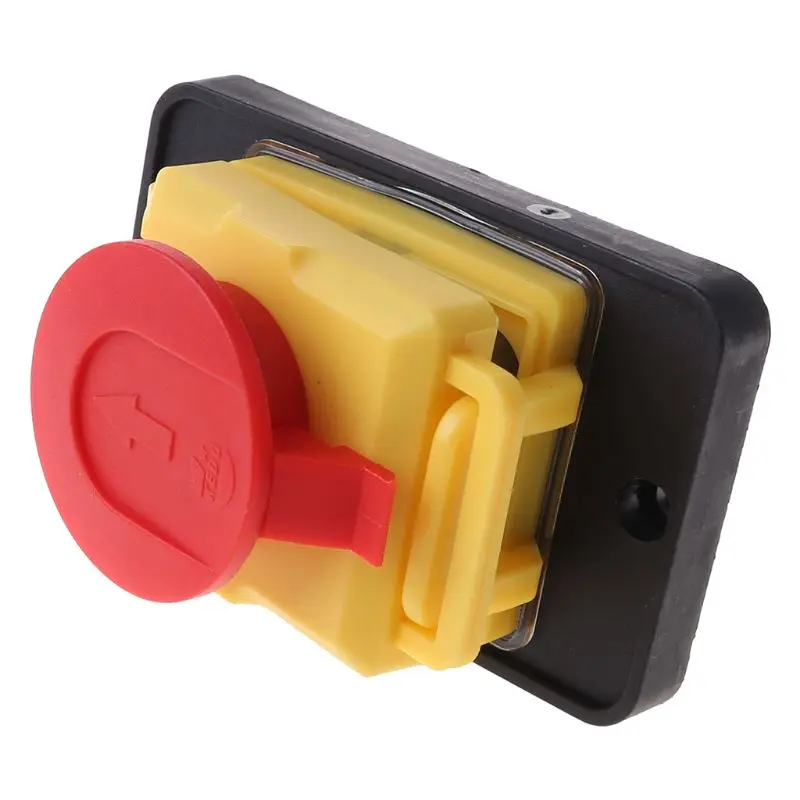 KJD12 250V 4Pin Водонепроницаемый Пластик Магнитный старт/стоп нет вольт релиз