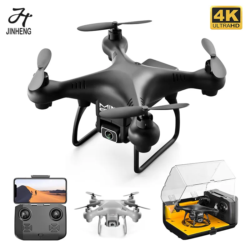 KY908 мини Дрон 4K HD камера WiFi FPV воздушное давление высота удерживает один ключ