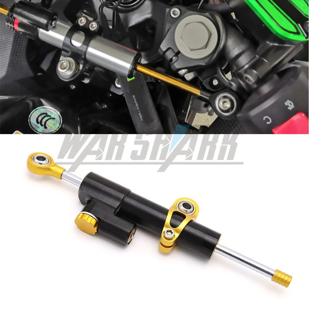 For Suzuki Honda Yamaha BMW Kawasaki Ducati Universal Adjustable Motorcycle Steering Damper Stabilizer Bracket Kit | Автомобили и