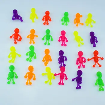 

10Pcs Anti Stress Squeeze Zombies Stretchy Toy Fun Novelty Gag Toy TPR Soft Gel Expression Villain Pull Zombies Doll Toy