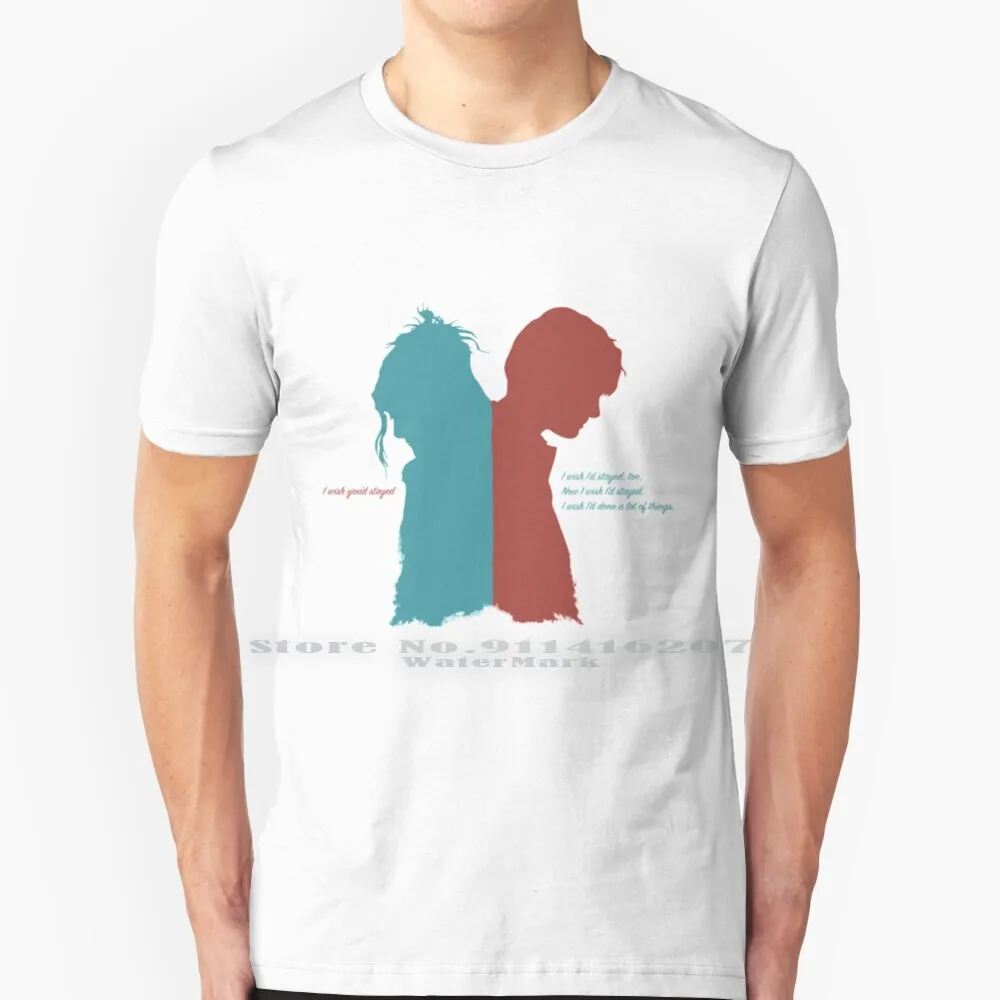 Clementina E Gioele T Shirt 100% Puro Cotone Clementina Gioel Sad Film Cinema Eternal Sunshine Of The Brushed Mind Jim Carrey