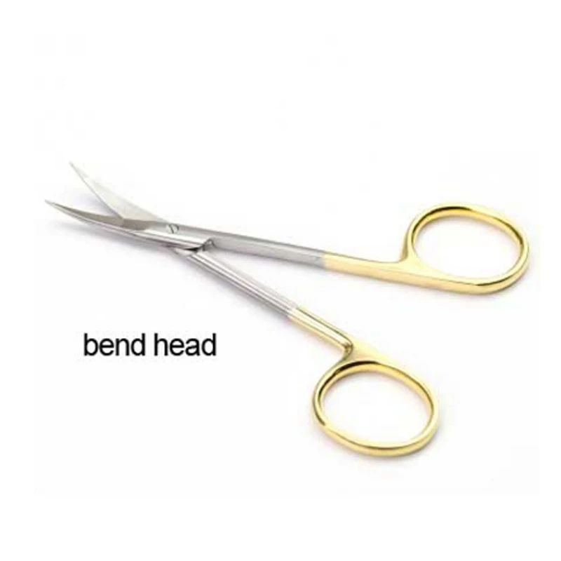 Ophthalmic Tool Surgical Instruments Plastic Surgery Tool Cornea Scissors 9.5CM Medical Surgical Eye Scissors Beauty Scissors Cut Tissue