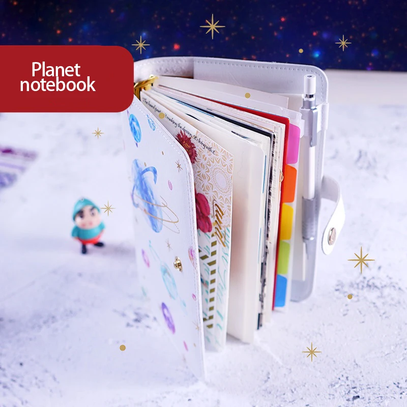 Planet notebook Planner Обложка милый креативный ручной ежедневник дневник записная книжка с подарками школьные канцелярские принадлежности