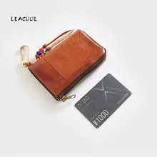 Держатель для ключей, кошелек из натуральной кожи, унисекс, твердый кошелек для ключей, органайзер, сумка, автомобильный кошелек для экономки держатель для карт