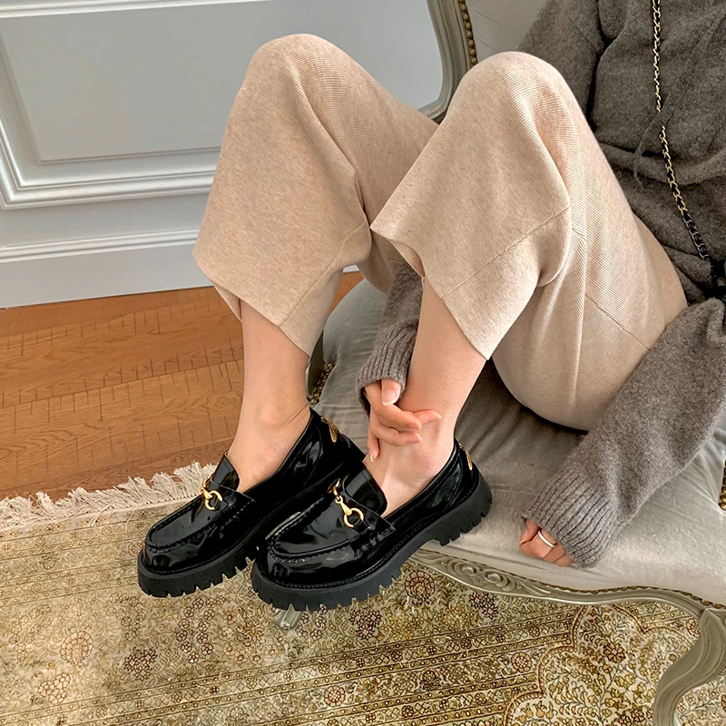 

Women's shoes 2020 new spring single shoes with thick soles