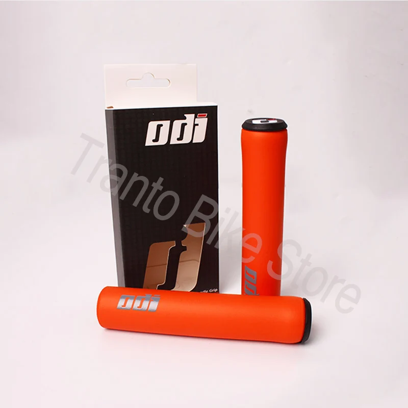 Orange 1 Pair 1 пара ODI MTB велосипед Силиконовые ручки на руль для велосипеда Анти-занос, удар-поглощающий мягкий горный велосипед ручка Аксессуары для велосипеда - Цвет: Orange 1 Pair