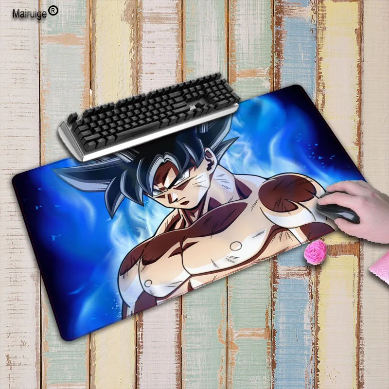 

Goku Dragon Ball Z Large Gaming Speed Mouse Pad Lockedge Keyboard Mat Table Mat Desk Mat Notebook Laptop Gamer Mousepad