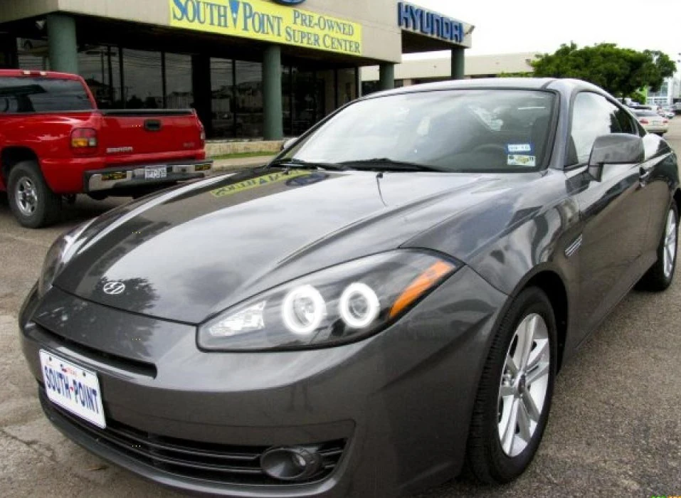 Для hyundai Tiburon GK FL2 2007 2008 супер яркий белый цвет 3528 SMD комплект светодиодов «глаза ангела» дневной ходовой светильник DRL