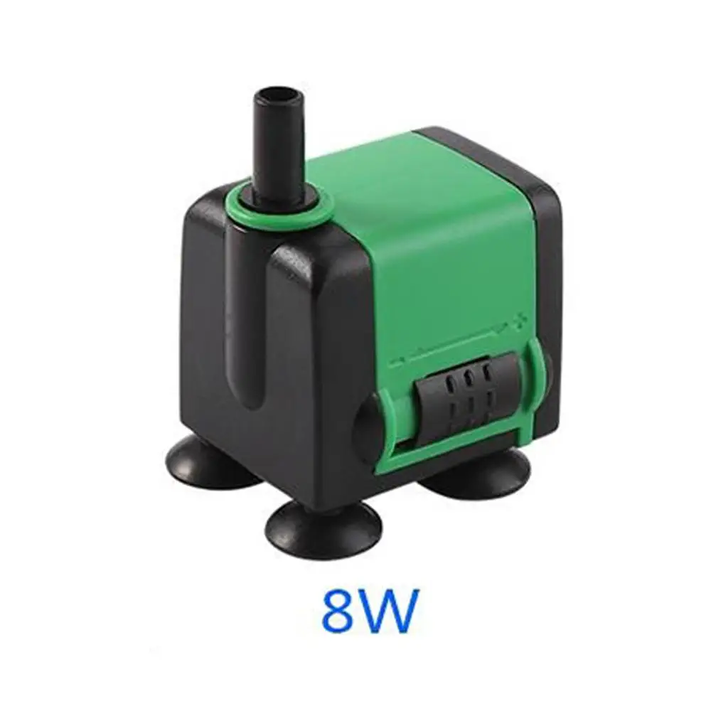 Красочный фильтр насос Электрический погружной аквариум с подачей кислорода