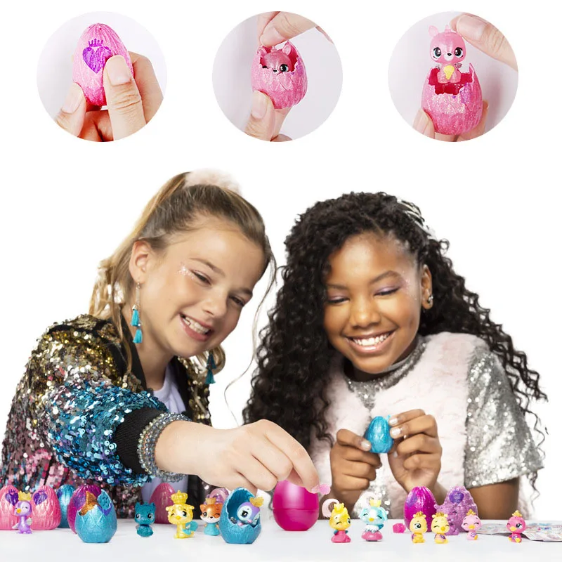 

SPIN MASTER Action Toy Figures New sixth season Hatch magic egg can hatch egg girl toy animal model children fun eggs pet eggs
