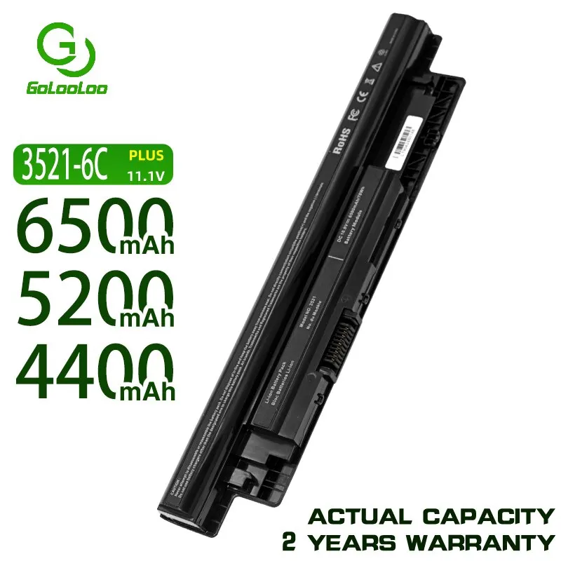 Golooloo ноутбука Батарея для Dell Inspiron 17R 5721 17 3721 15R 5521 15 3521 14R 5421 14 3421 MR90Y VR7HM W6XNM X29KD VOSTRO 2521