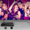 ARCHEER Wireless bluetooth Microphone System VHF Dual Channels Handheld Micorphone Systems Portable Singing Mixer Karaoke 3