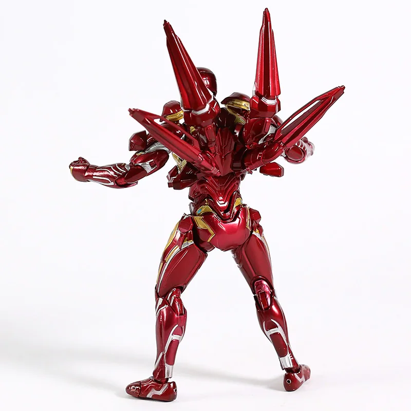 SHF Мстители Endgame Железный человек MK50 нано набор оружия 2 ПВХ фигурка Коллекционная модель игрушки